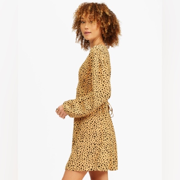 Billabong Days On End Leopard print dress. Size S. - Picture 2 of 13